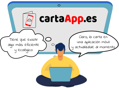 comic carta app encuentra una carta de restaurante en el movil